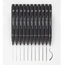 uni Pin Fineliner .4mm Black
