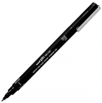 uni Pin Fineliner Brush Black