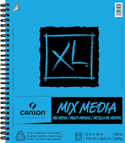 Canson XL Mix Media Sketchbook 11" x 14" 60sheets