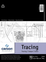 Canson Tracing Paper Pad 9" x 12" 50sheets