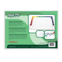 Masterson Aqua Pro Watercolour Palette 11-1/2" x 15-1/2" 32 wells