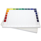 Masterson Aqua Pro Watercolour Palette 11-1/2" x 15-1/2" 32 wells