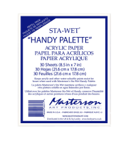 Masterson Sta-Wet Handy Palette Acrylic Paper Refill 8-1/2" x 7" 30 sheets