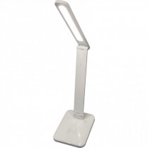 Merangue Desk Lamps with Charger White
