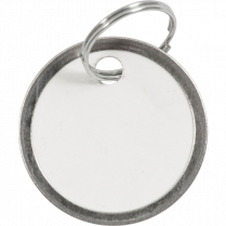 Merangue Key Tags with Metal Ring 1-1/4" 50/pkg