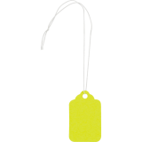 Merangue Merchandise String Tags 1-3/32" x 3/4" Assorted Neon Colours 100/pkg