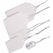 Merangue Merchandise String Tags 1-1/2" x 15/16" 50/pkg