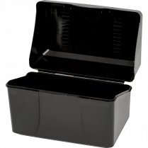 Merangue Index Card Box 4" x 6" Black