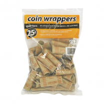 Merangue The Coin-Tainer&reg; Coin Wrappers 25&cent; 36/pkg