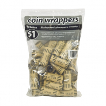 Merangue The Coin-Tainer&reg; Coin Wrappers $1 36/pkg
