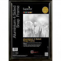 Seco Snap Frame Sign Holder 11" x 17" Black