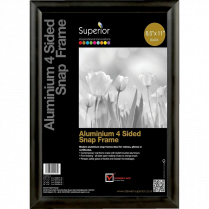 Seco Snap Frame Sign Holder 8-1/2" x 11" Black