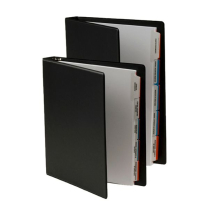 Corporate Record Book Letter 1-1/2" Binder Black