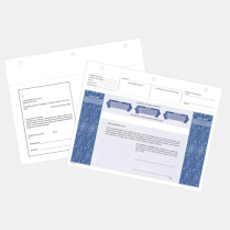 Share Certificates Blue Letter 8-1/2" x 11" 25/pkg