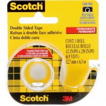 Scotch&reg; Double Stick Tape 1/2" (12.7mm x 6.3m)
