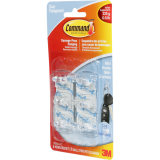 Command&trade; Adhesive Mini Hooks Clear 6/pkg