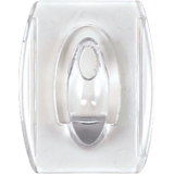 Command&trade; Adhesive Mini Hooks Clear 6/pkg