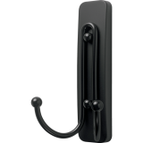 Command&trade; Decorative Double Hook Large Matte Black
