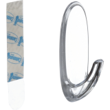 Command&trade; Adhesive Medium Mounting Hooks Clear 6/pkg