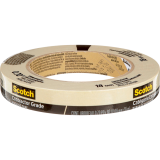 Scotch&reg; Contractor Grade Masking Tape 3/4" (18mm x 55m)