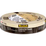 Scotch&reg; Contractor Grade Masking Tape 1" (24mm x 55m)