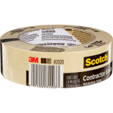 Scotch&reg; Contractor Grade Masking Tape 1-1/2" (36mm x 55m)