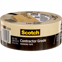 Scotch&reg; Contractor Grade Masking Tape 2" (48mm x 55m)