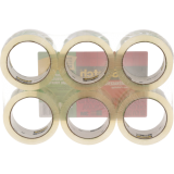 Scotch&reg; Tough Grip Moving Packaging Tape 48 mm x 50 m Clear 6/pkg
