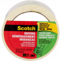 Scotch&reg; Tough Grip Moving Packaging Tape 48 mm x 50 m Clear