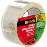Scotch&reg; Tough Grip Moving Packaging Tape 48 mm x 50 m Clear