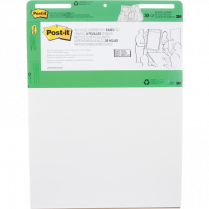 Post-it&reg; Super Sticky Easel Pad 25" x 30" Plain 30 sheets/pad 2 pads/pkg