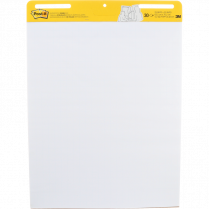 Post-it&reg; Super Sticky Easel Pad 25" x 30" Grid 30 sheets/pad 2 pads/pkg