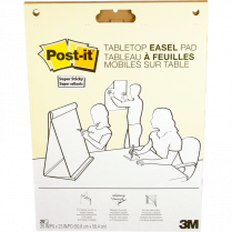 Post-it&reg; Super Sticky Table Top Easel Pad 20" x 23" 20 sheets/pad