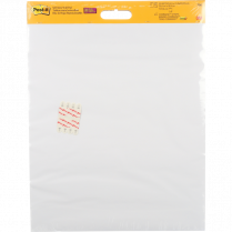 Post-It&reg; Self Stick Wall Pad Plain 20" x 23" 20 sheets/pad 2 pads/pkg