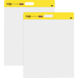 Post-It&reg; Self Stick Wall Pad Plain 20" x 23" 20 sheets/pad 2 pads/pkg