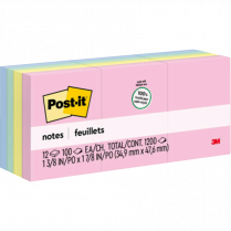 Post-it&reg; Greener Notes 1-1/2" x 2" Helsinki 12/pkg