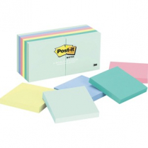 Post-it Notes 3" x 3" Beachside Caf&eacute; 12/pkg