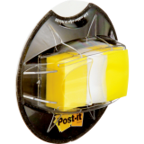 Post-it&reg; Desk Grip Flag Dispenser 1" 200 flags per dispenser Yellow