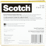 Scotch&reg; Double Sided Tape 1/2" (12.7mm x 32.9m)