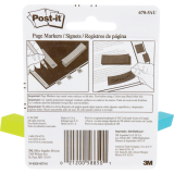 Post-it&reg; Page Markers 1/2" x 2" 100 sheets per pad Vibrant Colours 5 pads/pkg