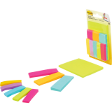 Post-it&reg; Notes and Page Markers Combo Pack Assorted Colours