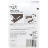 Post-it&reg; Notes and Page Markers Combo Pack Assorted Colours