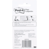 Post-it&reg; Flags 1" 20 sheets per pad, Bright Blue, Purple, Bright Green 3 pads/pkg