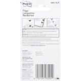 Post-it&reg; Flags 1" 20 sheets per pad Orange, Lime and Pink 3 pads/pkg