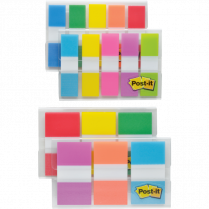 Post-it&reg; Flags Value Pack Primary and Bright Colours 16 dispensers/pkg