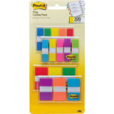 Post-it&reg; Flags Value Pack Primary and Bright Colours 16 dispensers/pkg