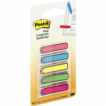 Post-it&reg; Arrow Flags in Single Dispenser 20 flags x 5 Bright Colours