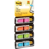 Post-it&reg; Mini Flag Arrows 1/2" 24 flags x 4 dispensers/pkg Assorted Fashion Colours 