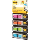 Post-it&reg; Mini Flag Arrows 1/2" 24 flags x 4 dispensers/pkg Assorted Fashion Colours 