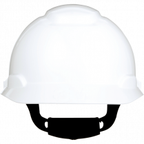 3M&trade; Non-Vented Ratchet Hard Hat White